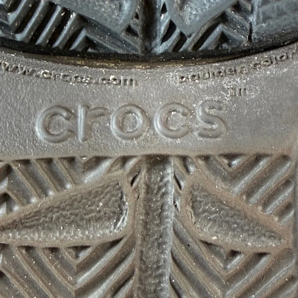 Crocs Swiftwater Mesh‎ Sandals Mens 12 Gray Black Water Shoes Hiking 15041